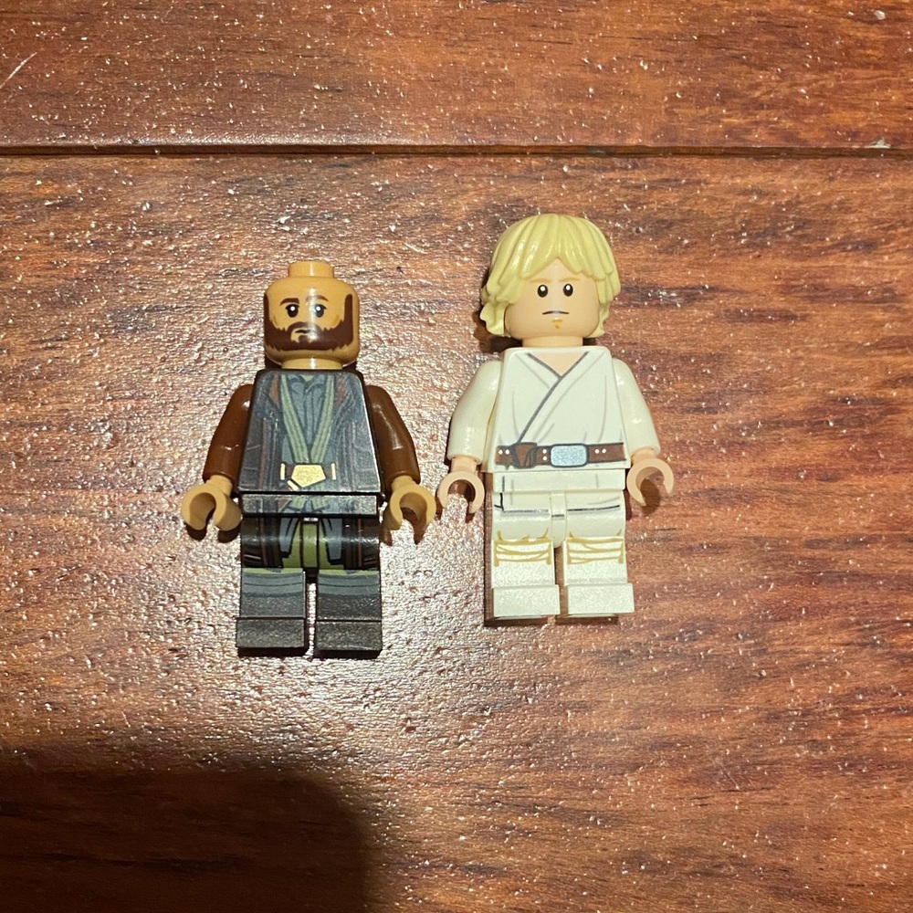 LEGO Star Wars Minifigure Luke Skywalker Tatooine and Cassian Andor Minifigure